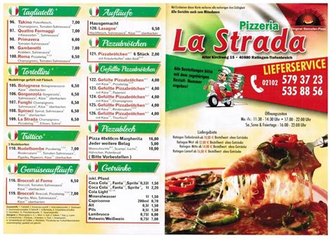 Pizzeria La Strada Ratingen .